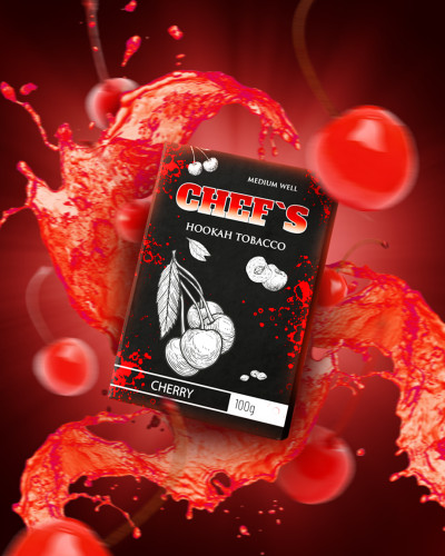 ТАБАК ДЛЯ КАЛЬЯНА CHEFS 100 ГР SOUR CHERRY (КИСЛАЯ ВИШНЯ)