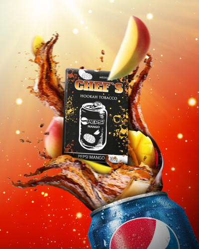 ТАБАК ДЛЯ КАЛЬЯНА CHEFS 100 ГР PEPSI MANGO (ПЕПСИ МАНГО)