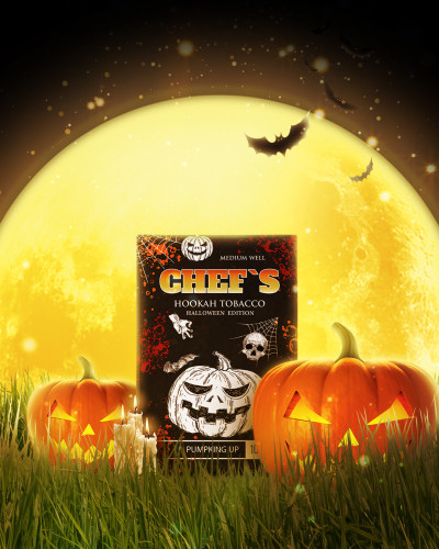 ТАБАК ДЛЯ КАЛЬЯНА CHEFS 100 ГР PUMPKING UP (МУСКАТНАЯ ТИКВА КАРАМЕЛЬ)