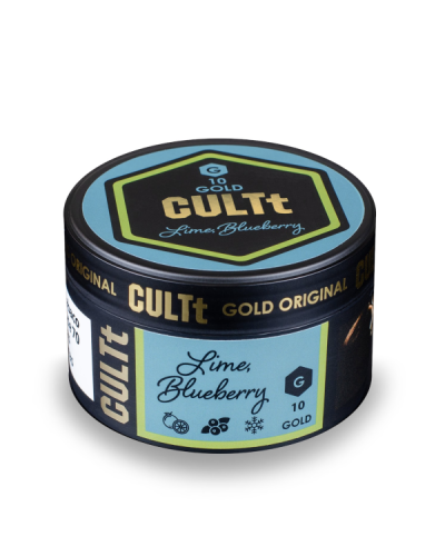 Табак CULTt GOLD G10 Lime Blueberry (Лайм черника) 100 г