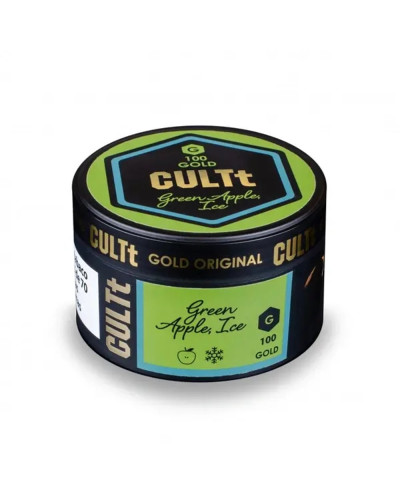 Тютюн CULTt GOLD G100 Green Apple (зелене яблуко) 100 гр
