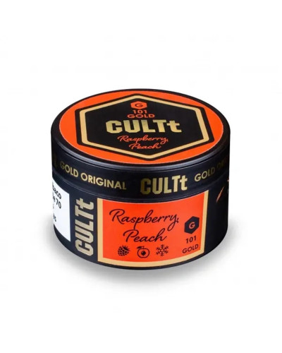 Табак CULTt GOLD G101 Raspberry Peach (малина лайм) 100 гр
