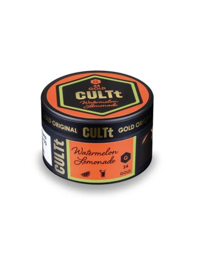 Тютюн CULTt GOLD G34 Watermelon Lemonade (Кавуновий лимонад) 100 г