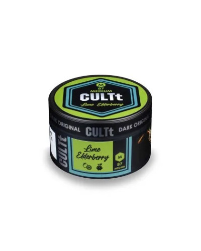 Табак CULTt MEDIUM M87 Lime Elderberry (Лайм Бузина) 100 гр