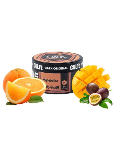 Тютюн CULTt MEDIUM M54 Tropifusion (Манго маракуйя апельсин грейпфрут) 100 г