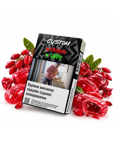 Табак для кальяна CUSTOM Brbrry Cndy Барбарисовая конфета 40 г
