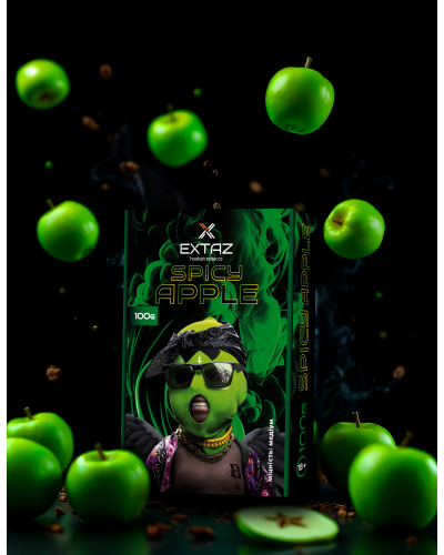 Табак Extaz Hookah Tobacco Spicy Apple (Яблуко Спеції, 100 г)