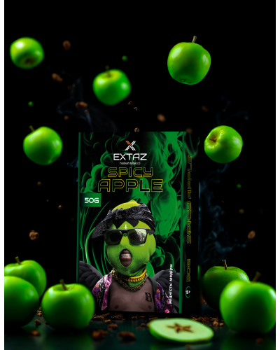Табак Extaz Hookah Tobacco Spicy Apple (Яблуко Спеції, 50 г)