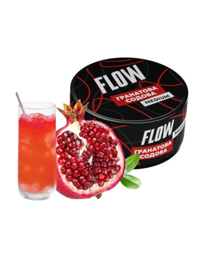 Табак FLOW Medium Гранатовая Содовая 100г