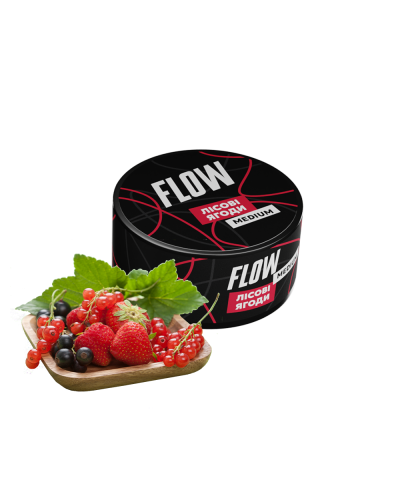 Табак FLOW Medium Лесные Ягоды 100г