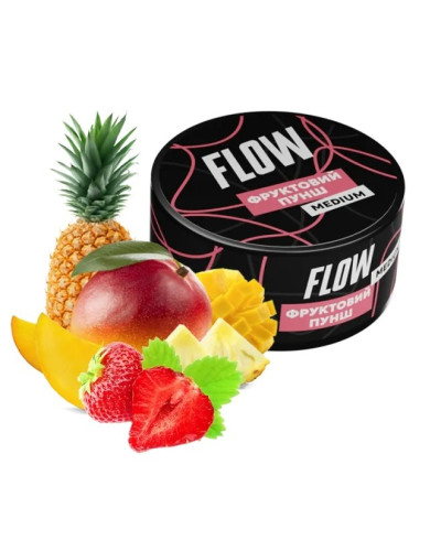 Табак FLOW Medium Фруктовый Пунш 100г
