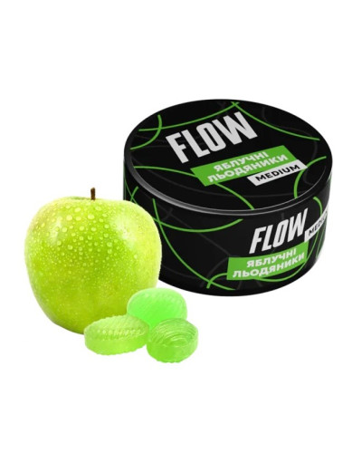 Табак FLOW Medium Яблочные Леденцы 100г