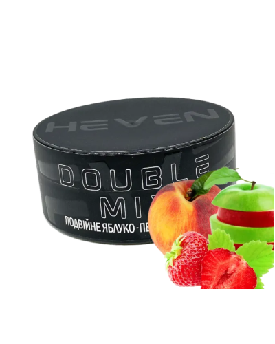 ТЮТЮН ДЛЯ КАЛЬЯНУ HEVEN 100 гр Double Mix (Подвійне яблуко Персик Полуниця)