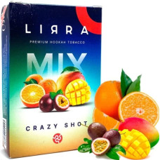 Тютюн LIRRA Crazy Shot 50 г (Апельсин, Манго, Маракуйя)