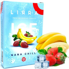 Тютюн LIRRA Nana chill 50 г (Банан, Полуниця, Лід) 