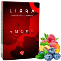 Тютюн LIRRA Amore 50 г (Малина, Персик, Чорниця)