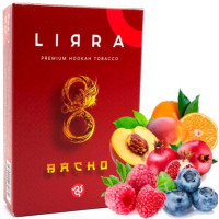 Тютюн LIRRA Bacho 50 г (Апельсин, Гранат, Малина, Персик, Чорниця) (протермінований)