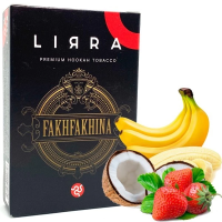 Тютюн LIRRA Fakhfakhina (Банан, Полуниця, Кокос) 50 гр (протермінований)