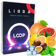 Тютюн LIRRA Loop (Апельсин, Грейпфрут, Лимон, Маракуйя, М'ята) 50 гр (протермінований) 