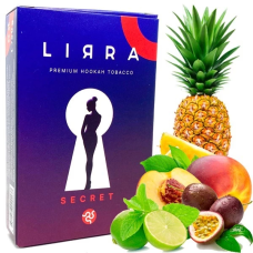 Тютюн LIRRA Secret (Ананас, Лайм, Маракуйя, Персик) 50 гр (протермінований)
