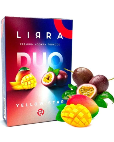 Тютюн LIRRA Yellow star 50 г (Манго, маракуйя)