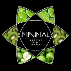 Тютюн для Кальяну MINIMAL 50 гр Apple Kiwi Lime Zest (яблуко ківі лайм)