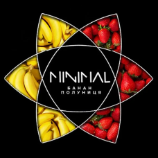 Тютюн для кальяну MINIMAL 50 гр Banana Strawberry (Банан полуниця)