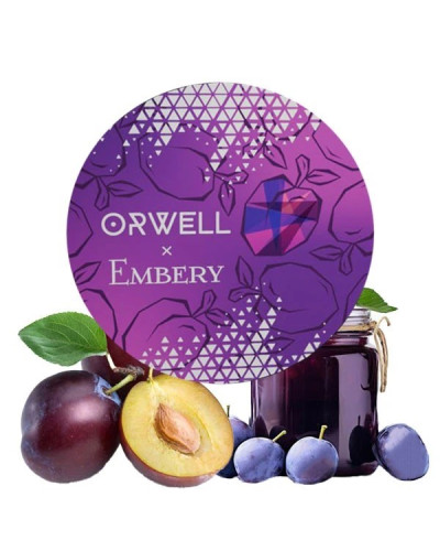 ТЮТЮН ДЛЯ КАЛЬЯНУ ORWELL MEDIUM 100 ГР EMBERY (СЛИВОВЫЙ ДЖЕМ)
