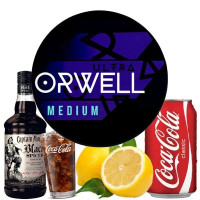 ТЮТЮН ДЛЯ КАЛЬЯНУ ORWELL MEDIUM 100 ГР BACARDI BLACK (КОКА КОЛА РОМ ЛИМОН)
