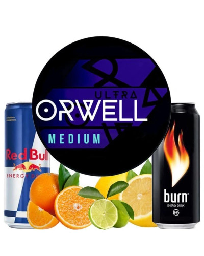 ТЮТЮН ДЛЯ КАЛЬЯНУ ORWELL MEDIUM 100 ГР DRIVE ENERGY (ЕНЕРГЕТИК ЦИТРУС)