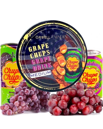 ТЮТЮН ДЛЯ КАЛЬЯНУ ORWELL MEDIUM 100 ГР GRAPE CHUPS (ВИНОГРАДНА ЦУКЕРКА)