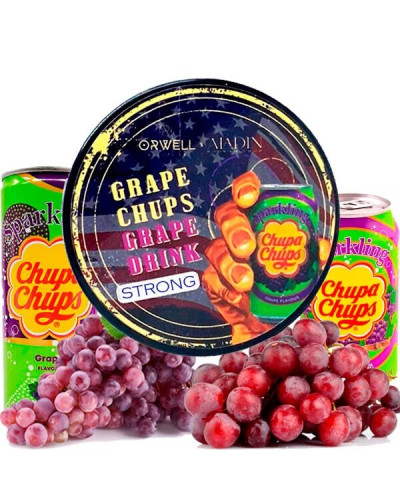 ТЮТЮН ДЛЯ КАЛЬЯНУ ORWELL STRONG 100 ГР GRAPE CHUPS (ВИНОГРАДНА ЦУКЕРКА)
