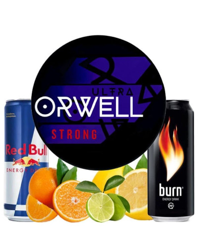 ТЮТЮН ДЛЯ КАЛЬЯНУ ORWELL STRONG 100 ГР DRIVE ENERGY (ЕНЕРГЕТИК ЦИТРУС)