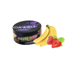 ТЮТЮН ДЛЯ КАЛЬЯНУ ORWELL SOFT 100 ГР BANANA BERRY (БАНАН СУНИЦЯ)