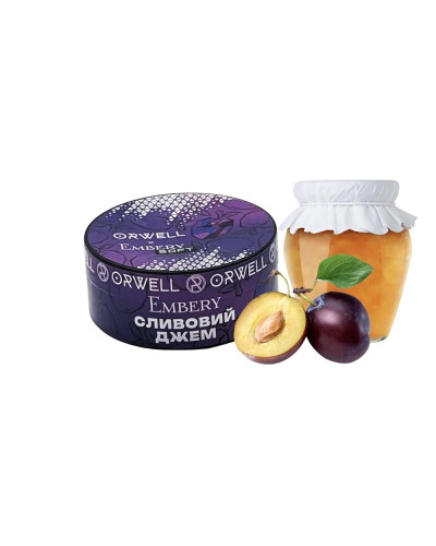 ТЮТЮН ДЛЯ КАЛЬЯНУ ORWELL SOFT 100 ГР EMBERY (СЛИВОВИЙ ДЖЕМ)