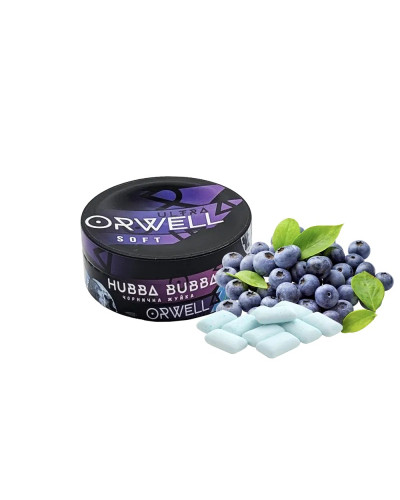 ТЮТЮН ДЛЯ КАЛЬЯНУ ORWELL SOFT 100 ГР HUBBA BUBBA (ЖУЙКА ЧОРНИЦЯ)