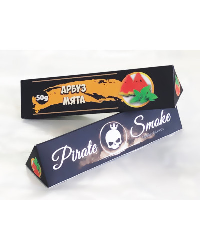 ТАБАК ДЛЯ КАЛЬЯНА PIRATE SMOKE 50 ГР АРБУЗ МЯТА