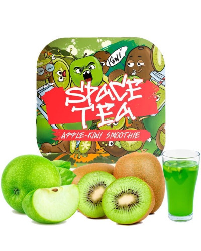 Безтютюнова суміш Space Tea Apple-Kiwi Smoothie (смузі з яблука та ківі) 40 гр