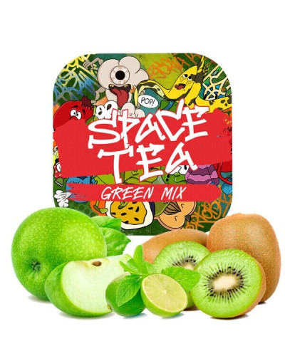 Безтютюнова суміш Space Tea Green Mix (ягідний мікс) 40 гр