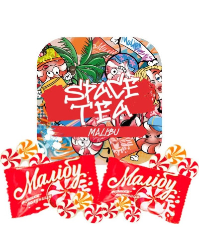 Безтютюнова суміш Space Tea Malibu (тропічні фрукти) 40 гр