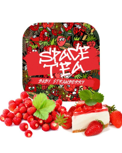 Безтютюнова суміш Space Tea Baby Strawberry (Бейбі суниця) 40 гр