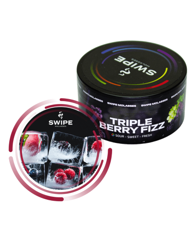 Безтютюнова суміш Swipe Triple Berryfizz (виноград чорниця ожина лід) 50г
