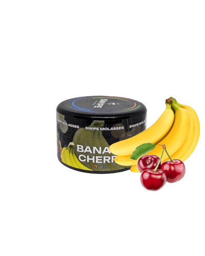 Безтютюнова суміш Swipe Banana Cherry (Банан вишня) 50г