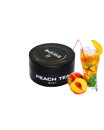 Безтютюнова суміш Swipe Peach tea (персиковий чай) 50г