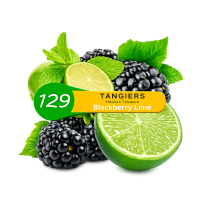 Табак для кальяна Tangiers Blackberry Lime 129 (Ежевика Лайм) 100 гр (Оригинал)