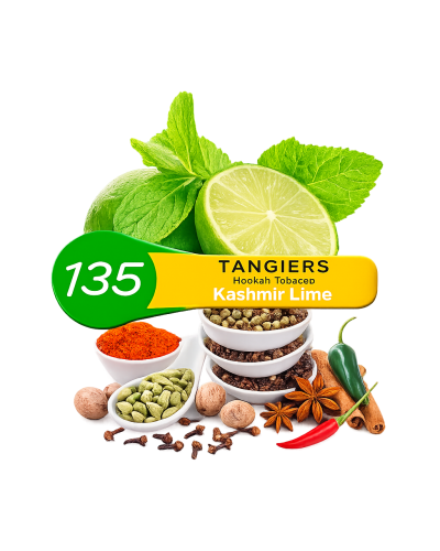 Табак для кальяна Tangiers Kashmir Lime 135 (Кашмир Лайм) 100 гр (Оригинал)