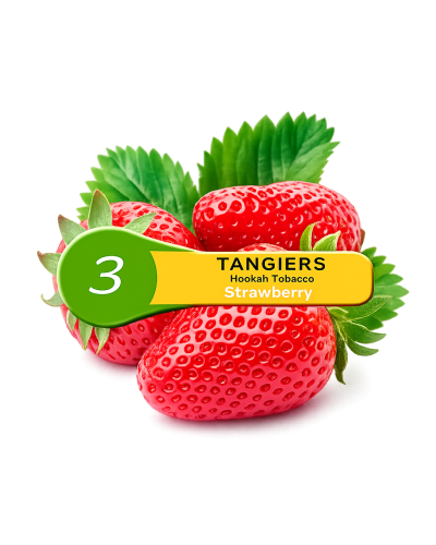 Табак для кальяна Tangiers Strawberry 3 (Клубника) 100 г (Оригинал)