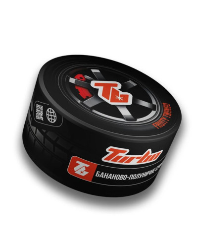 Тютюн для кальяну TURBO 100 г Fruity Twingo (Бананово-полуничне суфле)