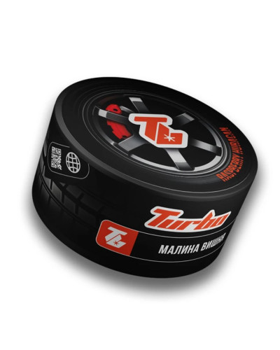 Тютюн для кальяну TURBO 100 г Raspberry Huracan (Малина вишня)