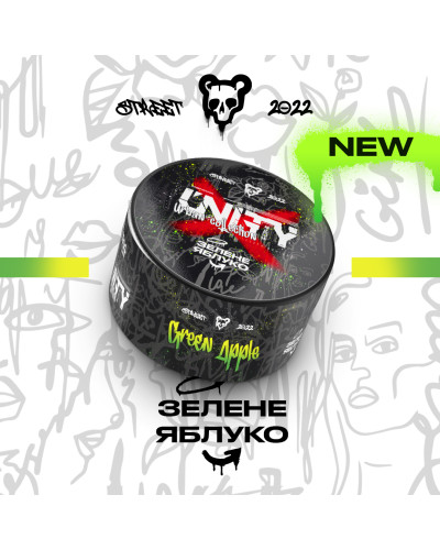 Табак Unity Urban Green Apple (Зеленое яблоко, 100 г)